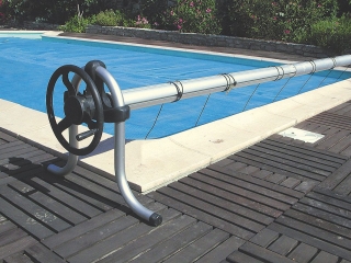 abgerollte Sommerabdeckung